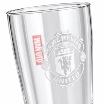 Manchester United poharak Mono Crest Tall Beer Glass