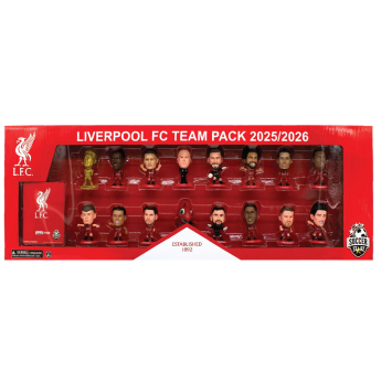 FC Liverpool bábu SoccerStarz Season 25-26 Player Team Pack limited edition only 1500 pieces