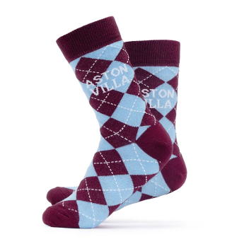 Aston Villa zokni Twin Pack Dress 7-11 UK (40-46) EU