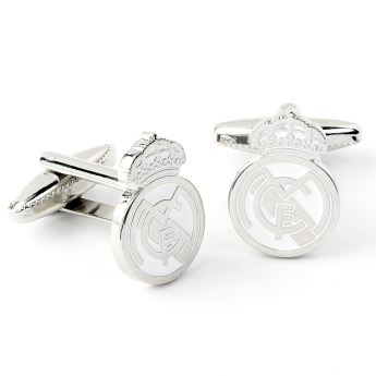Real Madrid mandzsettagomb Silver Plated Formed Cufflinks