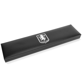 Aston Villa karkötő Black IP Leather Bracelet