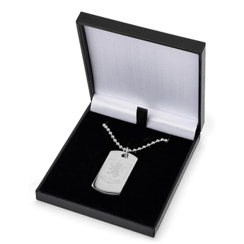 Aston Villa nyaklánc medállal Engraved Dog Tag & Chain