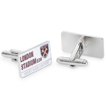 West Ham United mandzsettagomb Street Sign Cufflinks