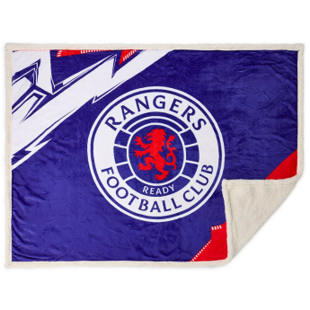 FC Rangers takaró Geo Sherpa Fleece Blanket