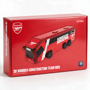 FC Arsenal építőkockák 3D Wooden Team Bus Puzzle