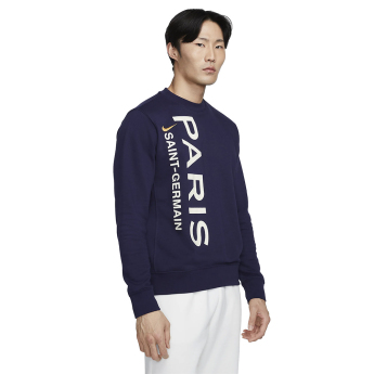 Paris Saint Germain férfi pulóver Crew navy