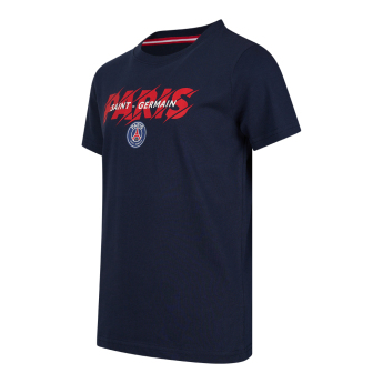 Paris Saint Germain gyerek póló Paris Slogan blue