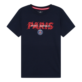 Paris Saint Germain gyerek póló Paris Slogan blue