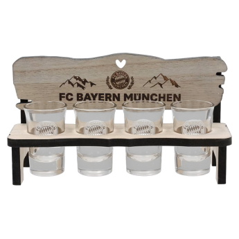 Bayern München féldecis pohár stand with motifs 4 pack