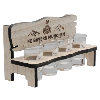 Bayern München féldecis pohár stand with motifs 4 pack