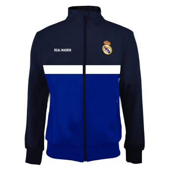 Real Madrid férfi futball kabát Plus azul