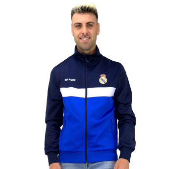 Real Madrid férfi futball kabát Plus azul