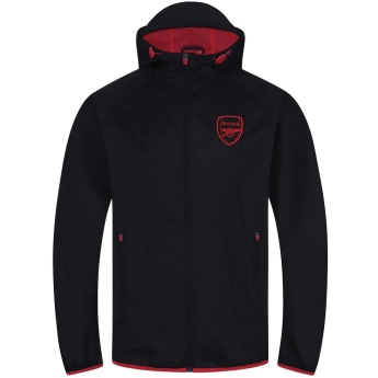 FC Arsenal férfi kapucnis kabát Shower black