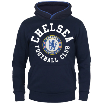 FC Chelsea gyerek kapucnis pulóver Hoody navy