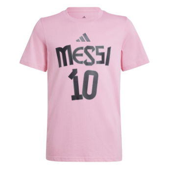 Lionel Messi gyerek póló MESSI Name and number pink