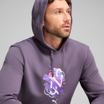Neymar Jr férfi kapucnis pulóver NEYMAR JR Creativity purple