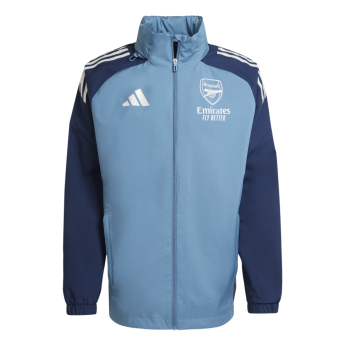 FC Arsenal férfi kapucnis kabát Allweather blue