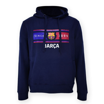 FC Barcelona férfi kapucnis pulóver Return navy