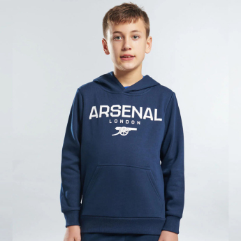 FC Arsenal gyerek kapucnis pulóver Logo navy