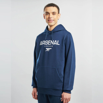 FC Arsenal férfi kapucnis pulóver Logo navy