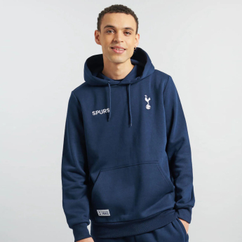 Tottenham férfi kapucnis pulóver Logo navy