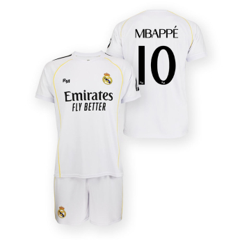 Real Madrid gyerek szett replica 25/26 Home Mbappe