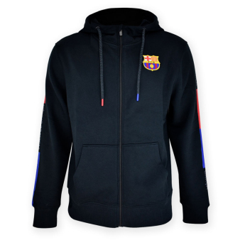 FC Barcelona gyerek téli kabát kapucnival Race black