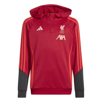 FC Liverpool gyerek kapucnis pulóver Track red