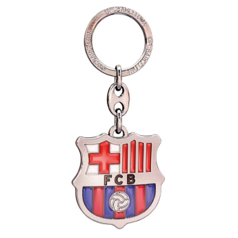 FC Barcelona kulcstartó Escudo silver