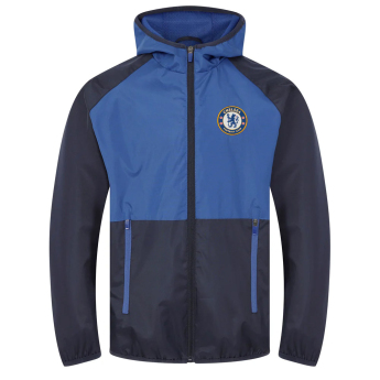 FC Chelsea férfi kapucnis kabát shower navy royal