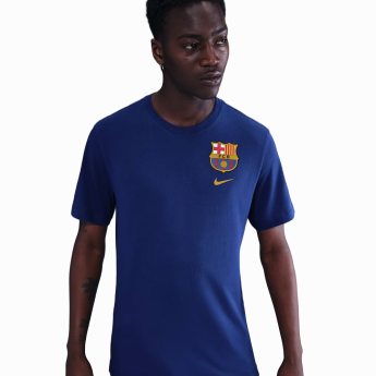FC Barcelona férfi póló Crest navy