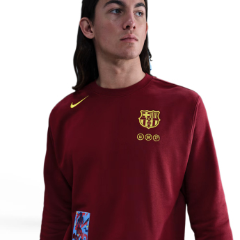 FC Barcelona férfi kapucnis pulóver Club Fourth