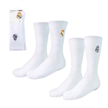 Real Madrid zokni 2pack Long white