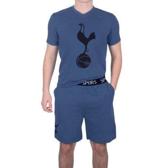 Tottenham férfi pizsama Navy Marl