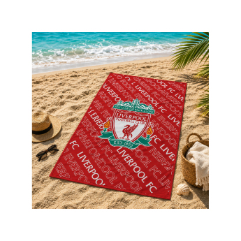 FC Liverpool fürdőlepedő Text