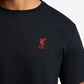 FC Liverpool férfi póló Embroidered black