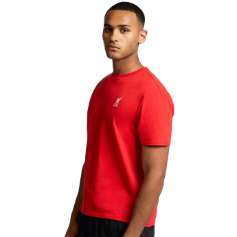 FC Liverpool férfi póló Embroidered red