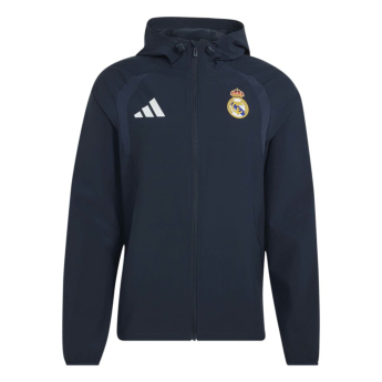 Real Madrid férfi kabát Wind Tiro Travel navy