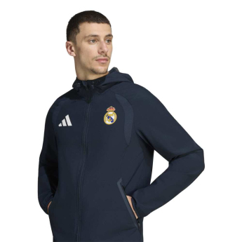 Real Madrid férfi kabát Wind Tiro Travel navy
