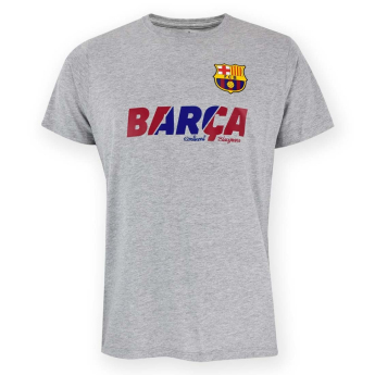 FC Barcelona férfi póló Sentiment grey