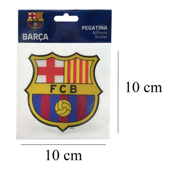Samolepka se znakem BARCELONA FC 10 × 10 cm