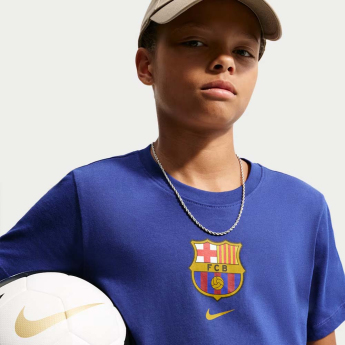 FC Barcelona gyerek póló Club Crest blue
