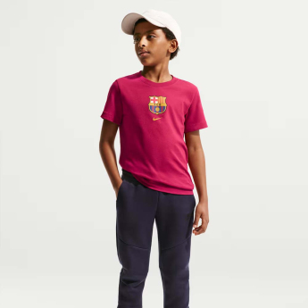 FC Barcelona gyerek póló Club Crest red