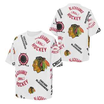 Chicago Blackhawks gyerek póló NHL Unstoppable All Over Print Short Sleeve Elevated