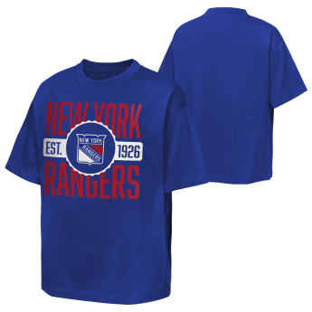 New York Rangers gyerek póló NHL Shot Speed Short Sleeve Elevated