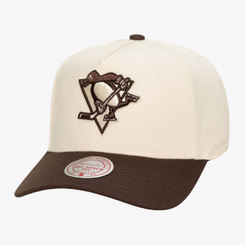 Pittsburgh Penguins baseball sapka NHL Brown and Cream Pro Snapback
