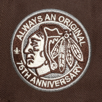 Chicago Blackhawks téli sapka NHL Brown and Cream Snapback