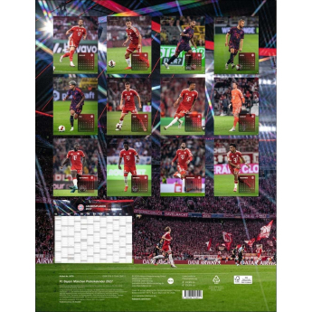 Bayern München naptár 2027 Wall