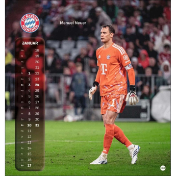 Bayern München naptár 2027 Postcard