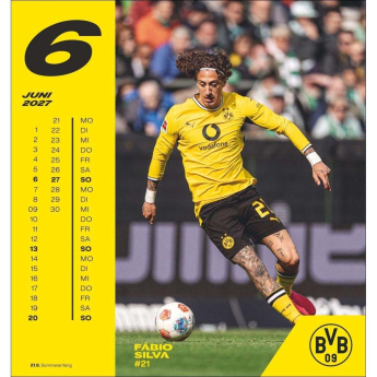 Borussia Dortmund naptár 2027 Postcard